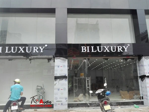 Lắp loa nghe nhạc chuỗi shop thời trang Biluxury chuyên nghiệp nhất toàn quốc