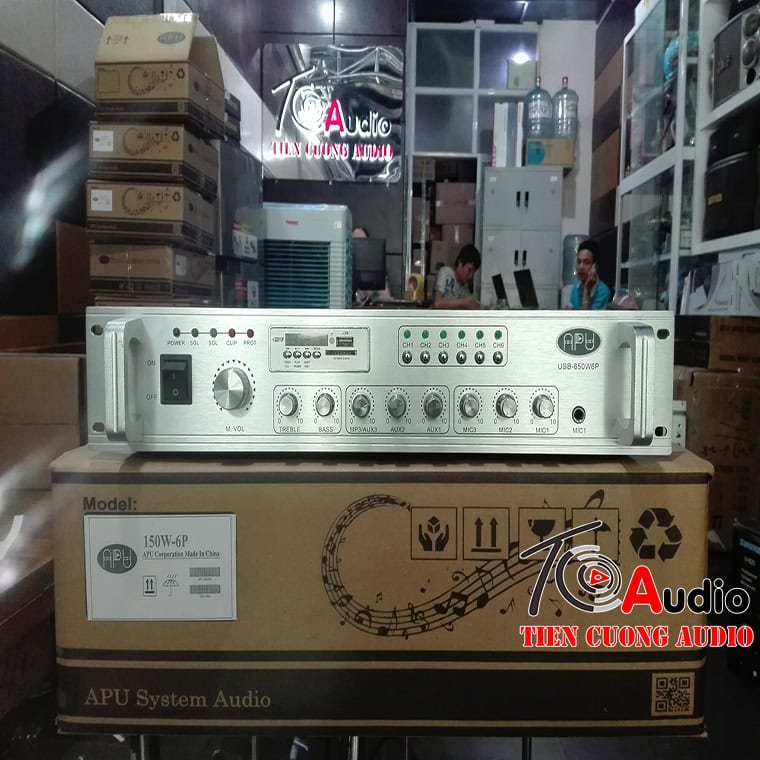 Mẫu Amply APU 150W được dùng nhiều nhất trong hệ thống âm thanh phòng họp Mẫu Amply APU 150W được dùng nhiều nhất trong hệ thống âm thanh phòng họp
