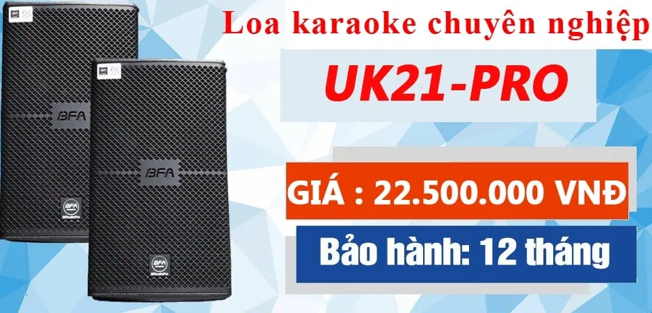 Loa karaoke BF Audio UK21 am thanh hay