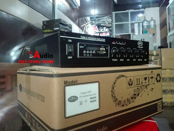 Amply APU USB 60W dùng cho loa nghe nhạc nhẹ Amply APU USB 60W dùng cho loa nghe nhạc nhẹ