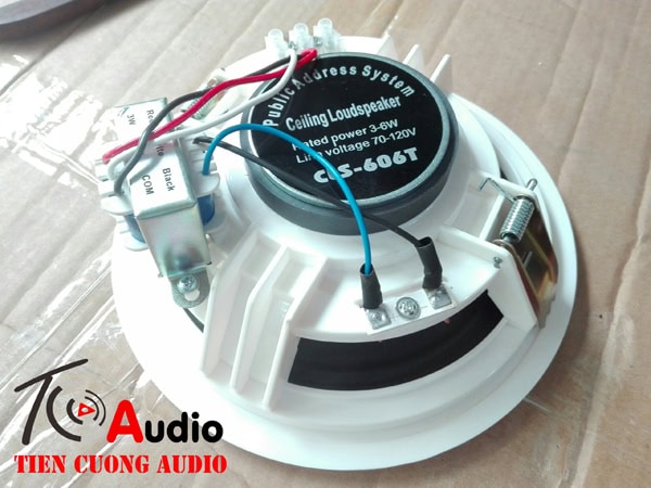 APU CLS 606T loa âm trần với thiết kế mặt sau chắc chắn, hiệu quả âm thanh tốt hơn APU CLS 606T