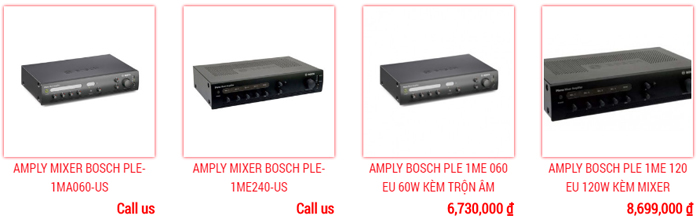 Amply thông báo Bosch mới chất lượng tốt
