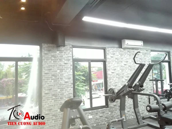 Loa phòng gym bass khỏe âm thanh hay sôi động