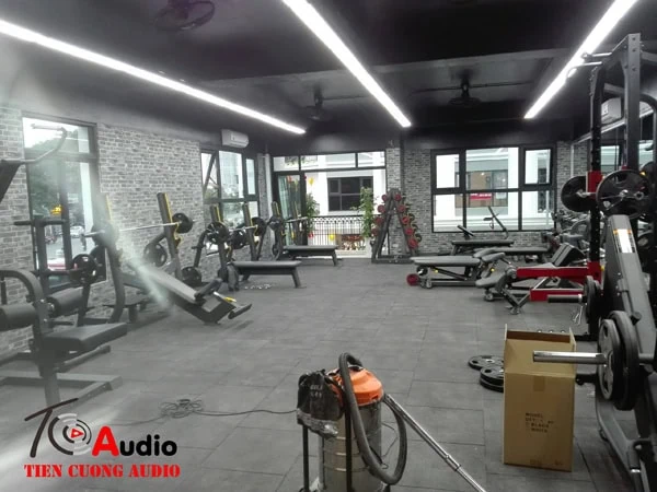 Setup âm thanh phòng gym giá rẻ tiêu chuyên nghiệp