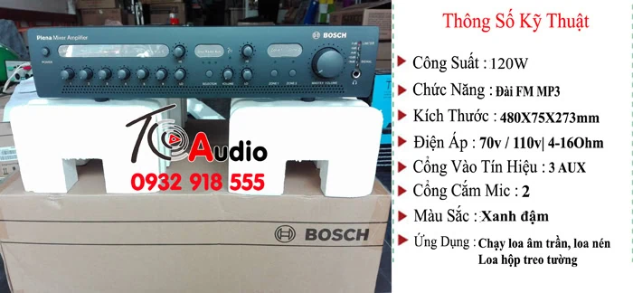 Amply Bosch PLE 2MA240 EU hàng nhập khẩu