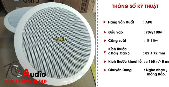 Loa âm trần APU KS 805