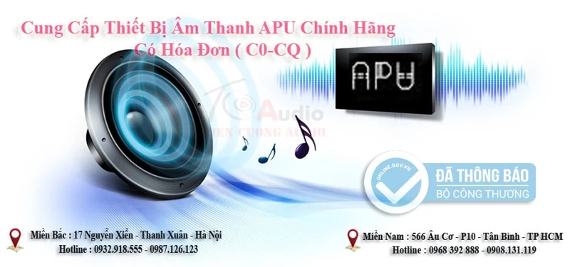 Cung cấp thiết bị âm thanh APU chính hãng nhập khẩu chất lượng cao