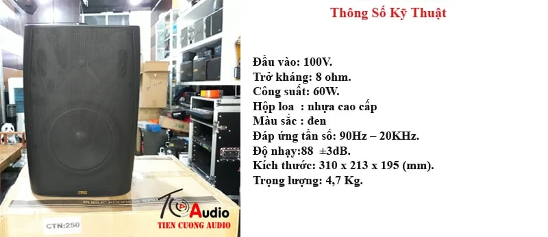 Thông số kỹ thuật Loa hộp APU SP60