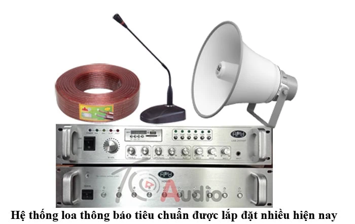 Hệ thống loa thông báo chuyên nghiệp hiện nay được ứng dụng lắp đặt nhiều