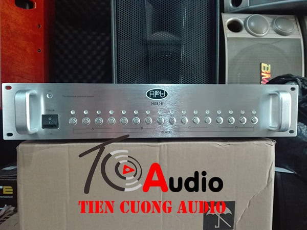 Bộ phân vùng APU H0816 chia 16 vùng âm thanh khác nhau Bộ phân vùng APU H0816 chia 16 vùng âm thanh khác nhau