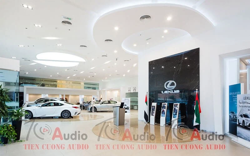 Chuyên báo giá, lắp đặt thi công âm thanh cho showroom ô tô chuyên nghiệp