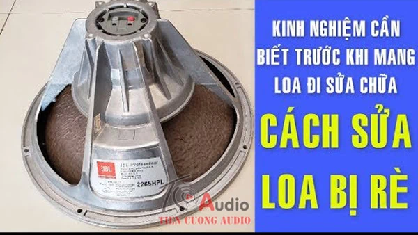 Loa bị rè nguyên nhân khiến loa bị rè