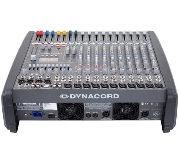 Mặt sau mẫu mixer Dynacord