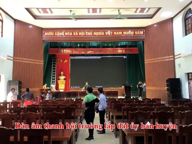 Thiết kế lắp đặt dàn âm thanh cho ủy ban