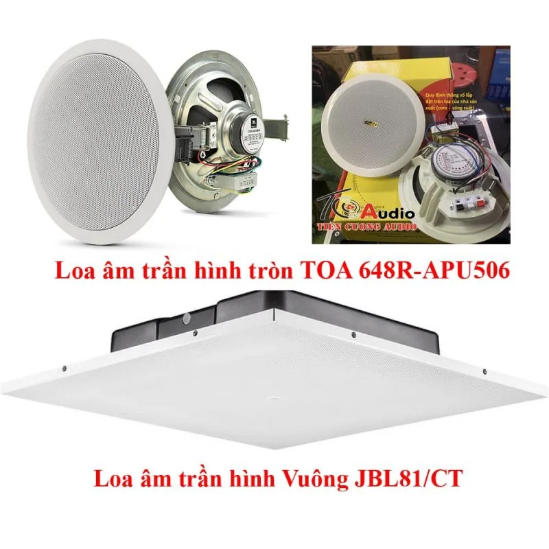 Đặc điểm cấu tạo loa âm trần