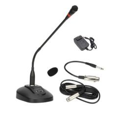 Chính hãng - Micro cổ ngỗng APU MF1201 nguồn Phantom, adapter, pin aa