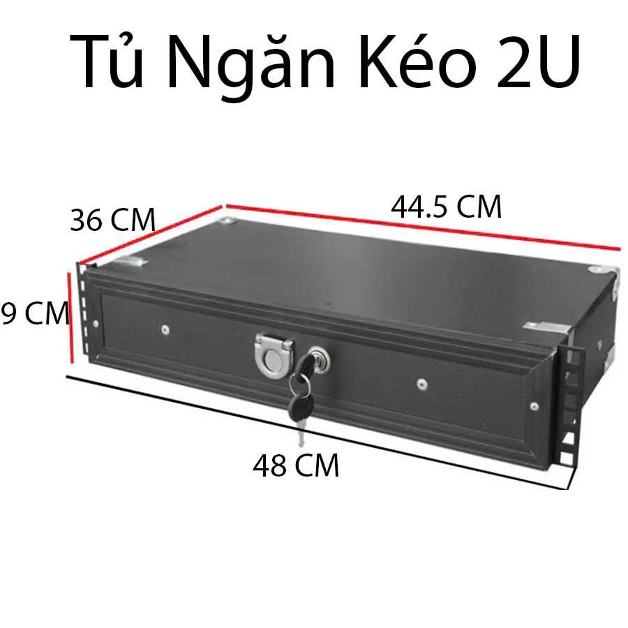 Tủ rack 2U ngăn khóa micro Tủ rack 2U ngăn khóa micro
